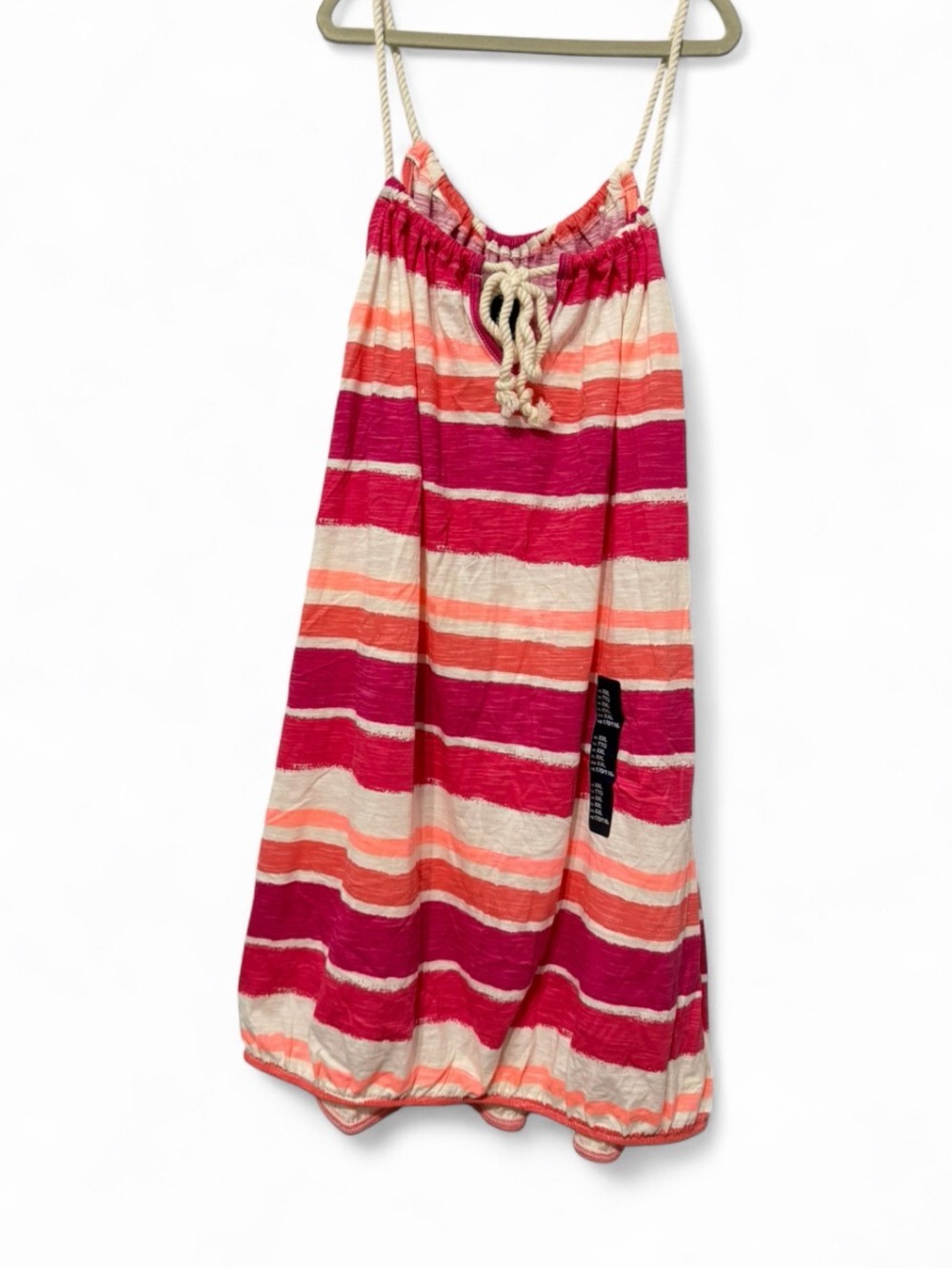 Gap pink and orange striped beach coverup Size XXL